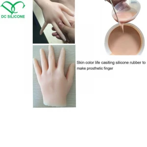 100% Grade Silicone Rubber Face Mask Silicone Mold To Make Prosthetic Fingers And Foot