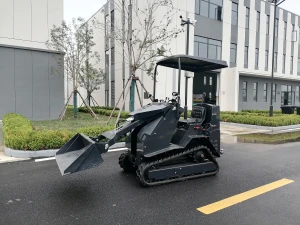 Agricultural machinery mini wheel crawler skid steer loader small electric skid steer loader T390 for sale