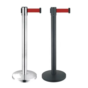 AROAD Good Quality Stainless Steel Pole 32cm(Base Dia)*92cm Queue Line Management System Stand