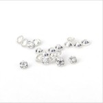 0.1ct moissanite round 3.0mm lab created moissanite color H loose stone