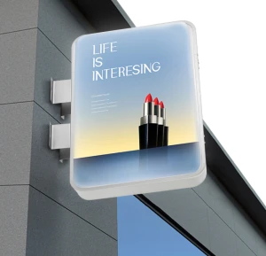 Architectural Dual-Sided Projecting LED Signboard