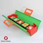 Custom Modern Novel Paper Cardboard Special Foldable Gift Packaging Box Designer Package Design