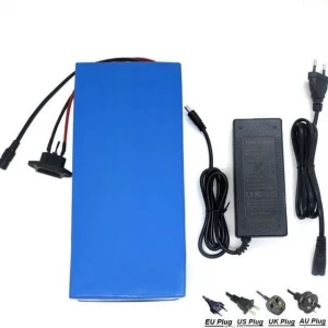 12Ah 36v lithium electric bike PVC case battery pack for 500w scooter 15A BMS 2A charger