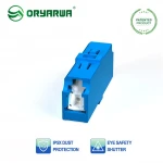 Fiber Optic LC Simplex Dust Proof Adapter