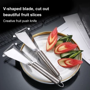 Fruit Carving Knife - DIY Platter Decoration Carving knife fruit triangle push knife grater peeler