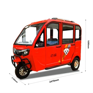 Comfortable and convenient Passenger three-wheeler | Closed Body | Leisure three-wheeler