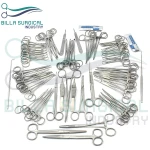 126 PCS CANINE+FELINE SPAY PACK VETERINARY SURGICAL INSTRUMENTS