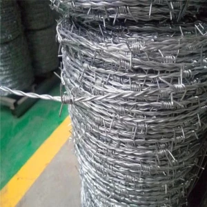 Hot sales free sample 50kg barbed wire price anti theft barbed wire mesh