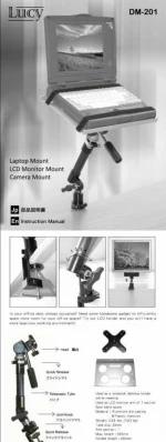 Laptop holder, LCD monitor, camera holder