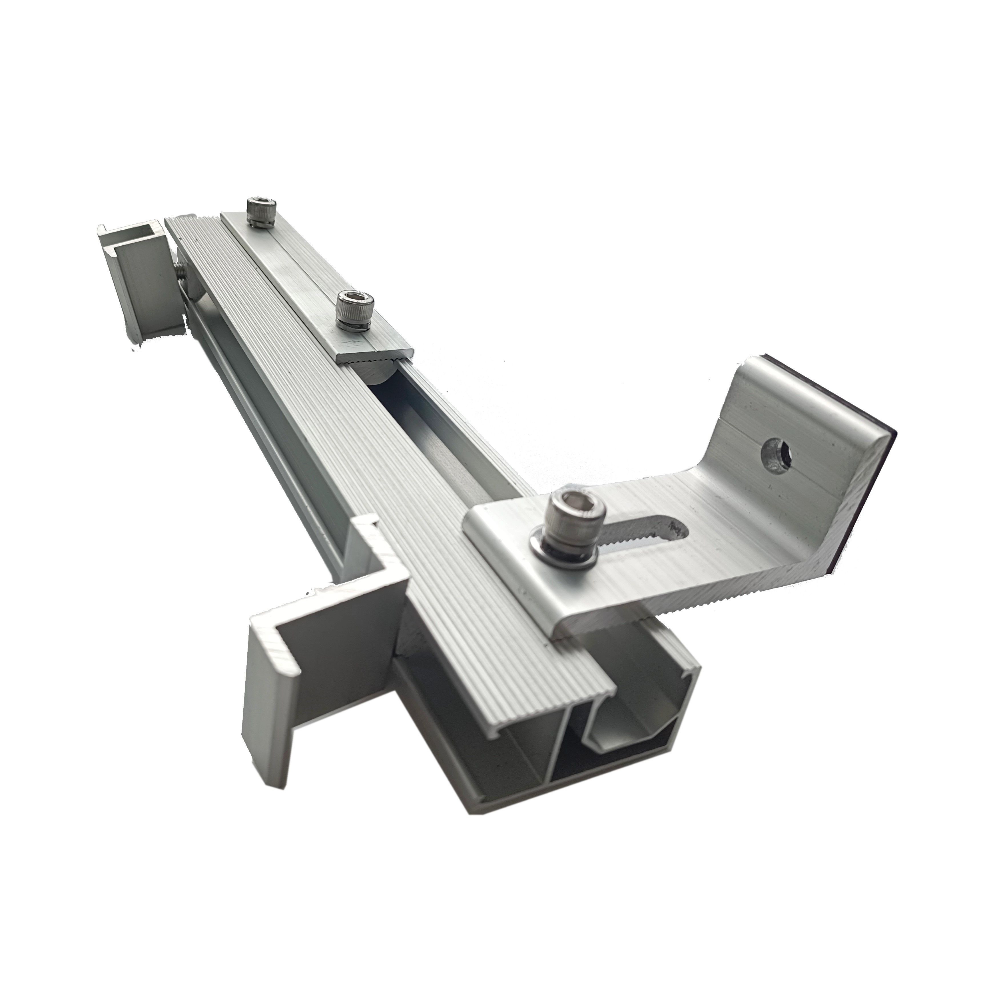 Buy Adjustable Aluminum Rail Solar Panel Mounting Kit With M1-m25 Model ...