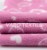 Import Factory wholesale cute warm heart 100% polyester both side brush one side anti pilling printed polar fleece fabric from China