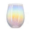 Many Kinds Drink Glasses Colour Cup Decorated Electroplated Glass Cups Home Use Dessert Glass Cup