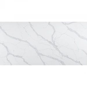 Wholesale polished big slabs white calacatta artificial quartz stone artificial stone