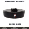 Custom Logo Gym Brown Leather Weight Lifting Belt