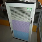 Built-in hollow shutter glass office glass meeting privacy