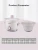 0.4L safety baby food slow cooker with ceramic pot rotary knob