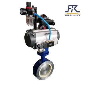 High Quality Manual Wafer Type Ceramic Butterfly Valves