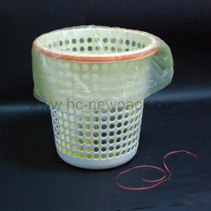 Hdpe/Ldpe Star-sealed Garbage Bag with Pp String