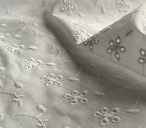 T/C 152T all over eyelet embroidery fabric.Cotton eyelet embroidery fabric,Chiffon embroidery fabric.
