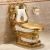 Import royal-style-gold-toilet for sale from USA