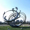 Elegant Stainless Steel Sculpture