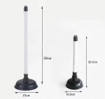 Rubber Toilet Plungers for Bathroom Heavy Duty Force Cup Plunger for Toilet Handle to Fix Clogged Toilets and Drain