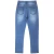 Import Hot selling bight blue stretch 98% cotton full length five pocket from China
