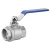 Import Two-piece steel ball valve from China