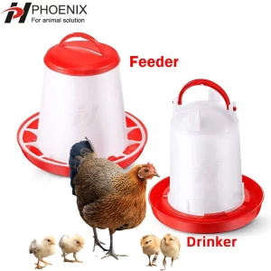 Poultry Automatic Animal Water Drinker PP Chicken Drinker Bucket For Chicken Ph-227