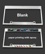 Plastic License Plate Frames Custom License Plate Frame