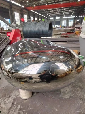 Stainless Steel Pebble Sculpture