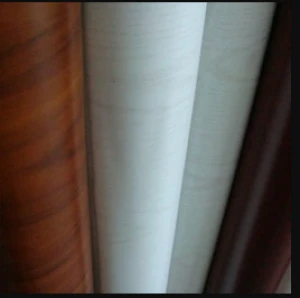 Factory Fashion Pattern Non-Adhesive Decorative Wood Grain PVC Film For Furniture