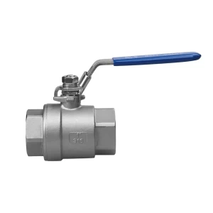 1/2" 2PC stainless steel ball valve female thread manual operation
