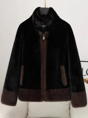 Women Faux Fur Coat Fashion Design