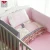 Import 100% Cotton pink baby crib sheets for baby bedding sets bed sheet from China