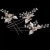 Import 100% Handmade Bridal HeadpieceCrystal Bridal Hairpins Flower Design Hairpins Stick for Wedding Party from China