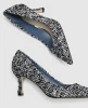 100% Polyester Shoe Upper Fabric Tweed Fabric for Lady Shoes