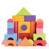 1000 pcs Plastic EVA Soft Building enlighten brick toys for kids compatible with Soft Building blocks base plate and legos