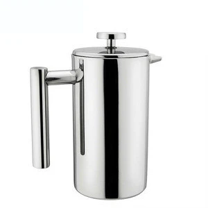 1000ml Highly polished French Press Coffee and Tea Maker with stainless steel filter 8 Cup for Christmas