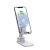 Import 10W wireless charger smart phone stand holder folding desktop flexible mobile phone holder stand from China