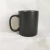Import 11 OZ ceramic material Matte finish black coffee mug, Black ceramic mug from China