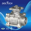 1/2" Full Port Ball Valve BSP/NPT/BSPT Threaded 3Pcs Stainless Steel 316 1000WOG NEW Made In China From 