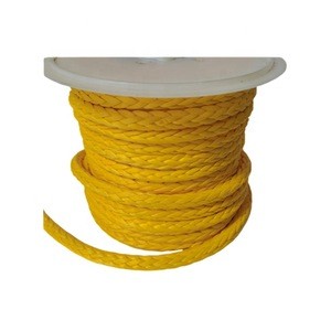12 strand synthetic uhmwpe hmpe winch  rope colorful offroad use