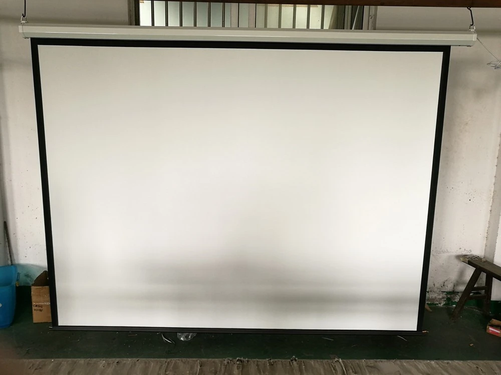 120 inch 16:9 projector screen motorized electric classroom projector screen office projection screen with remote control