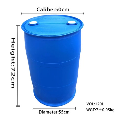 120L double rng closed plastic bucket, can hold chemical liquid, organic fertilizer, domestic water, etc.