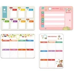 12*8 inches Weekly dry eraser reward chart fridge flexible magnetic writing board