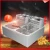 Import 12l Double Tanks Electric Deep Fryer Potato Chicken Fryer Machine from China