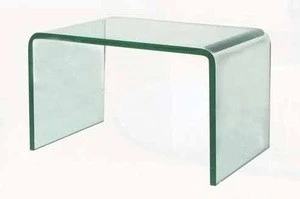 12mm hot bending glass /Glass console table / bent glass with iso certification