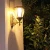 Import 1.2W IP55 Waterproof Aluminum Solar Powered Wall Outdoor Led Gardens Lamp from China