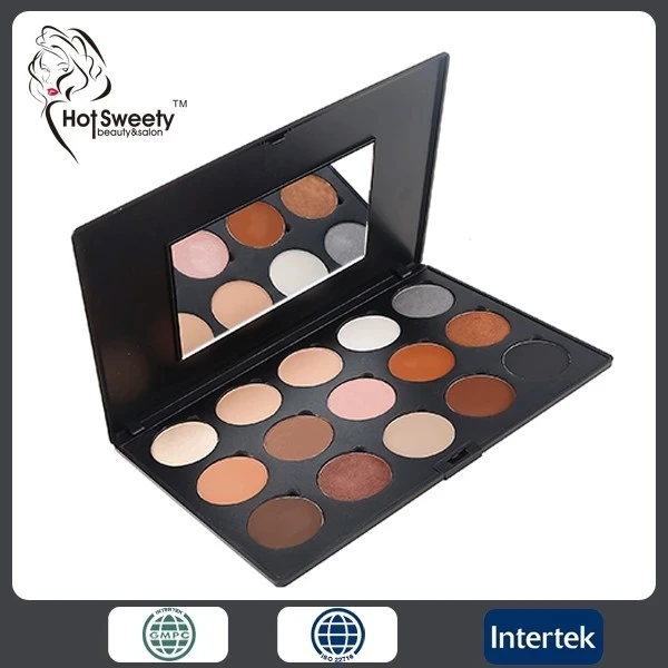 15colors matte and shimmer eyeshadow  professional eyeshadow palette eyes makeup